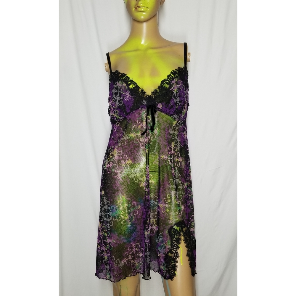 Cacique goth see through dress SIZE S